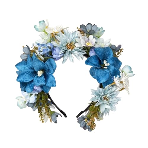 Ethnisches Blumen-Stirnband, modisch, floral, trendig, Haarschmuck für Partys, Haarschmuck für Partys