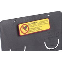 Durable 812910 Namensschild Clip-Card mit Magnet (40 x 75 mm) Packung à 25 Stück grau