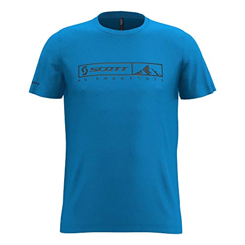 Scott - Tee 10 No Shortcuts S/S - T-Shirt Gr S blau