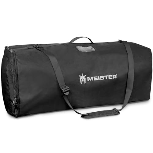 Meister Pack Duffel Bag – Schutzhülle für Flugzeuge bis 75 l, wasserdicht, Schwarz