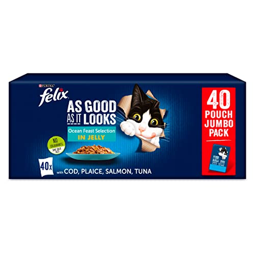 Nestle - Felix Pouch As Good As It Looks Ocean Feasts in Jelly 40 pack - 100g - EU/UK