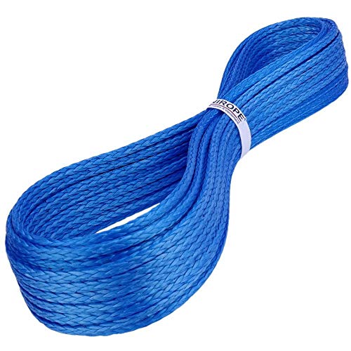 Kanirope® Dyneema Seil PRO 5mm 10m Blau 12-fach geflochten SK78 verstreckt beschichtet