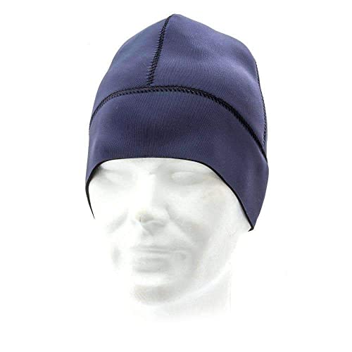 Prolimit GBS Standard Neopren Wetsuit Mütze Wintermütze PLT Blue - GBS (Geklebt & Blindstiched) - Oberkante der Mütze