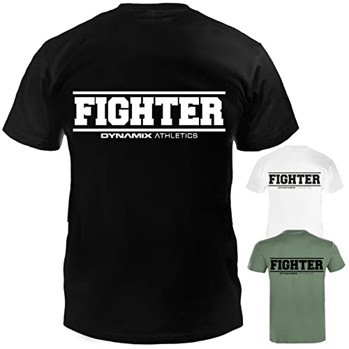 Dynamix Athletics T-Shirt Conflict - Kampfsport Thaiboxen MMA Jiu Jitsu Muay Thai Mixed Martial Arts Shirt für Sport und Freizeit mit Fighter Print (as3, Alpha, xx_l, Regular, Regular, Schwarz)