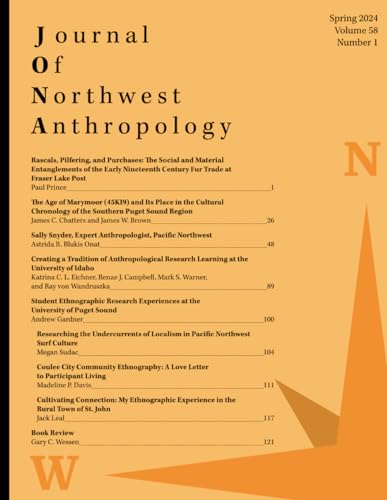 Journal of Northwest Anthropology: Volume 58, Number 1