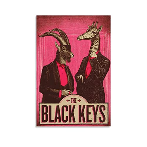 XXJDSK Poster Kunstdrucke Black Keys Poster Moderne Familien-Schlafzimmer-Dekor-Poster 60X90cm Kein Rahmen
