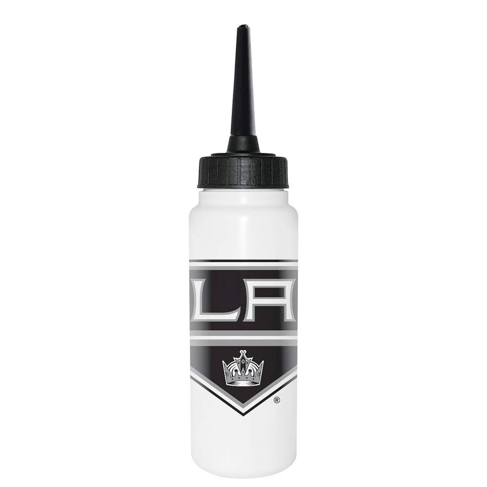 Sherwood NHL Trinkflasche 1000 ml, Los Angeles Kings, Eishockey Trinkflasche, Sportflasche mit NHL Club Logo, biegsamer Silikon-Trinkhalm