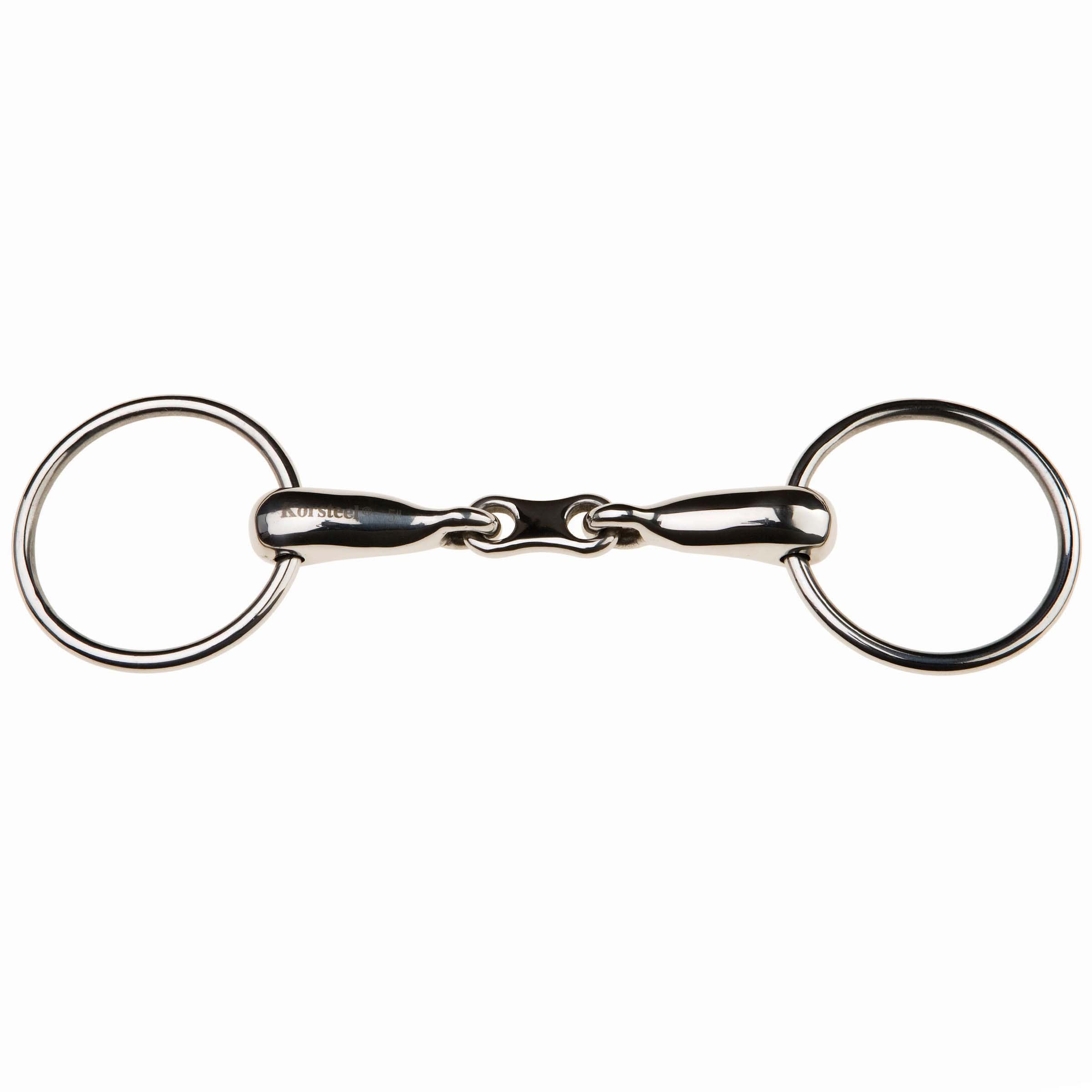 korsteel Hohl Mund Loose Ring French Link Snaffle, N/A 15,2 cm