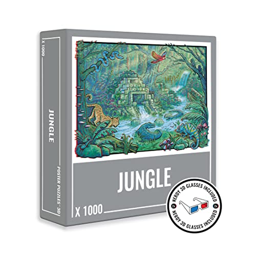 Dschungel - Premium 3D Tierpuzzle 1000 Teile für Erwachsene von Cloudberrys Made in Europe