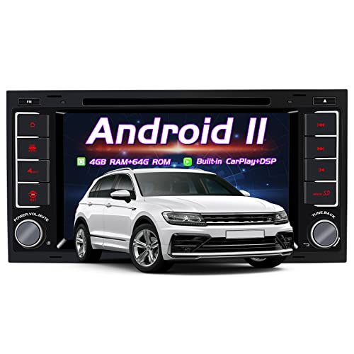 UEYUAN für VW Volkswagen Touareg T5 Transporter Android 11 Octa Core 4 GB RAM 64 GB ROM 7" Auto DVD Player Radio Stereo GPS System Unterstützung Auto Auto Play/TPMS/OBD / 4G WiFi/DAB