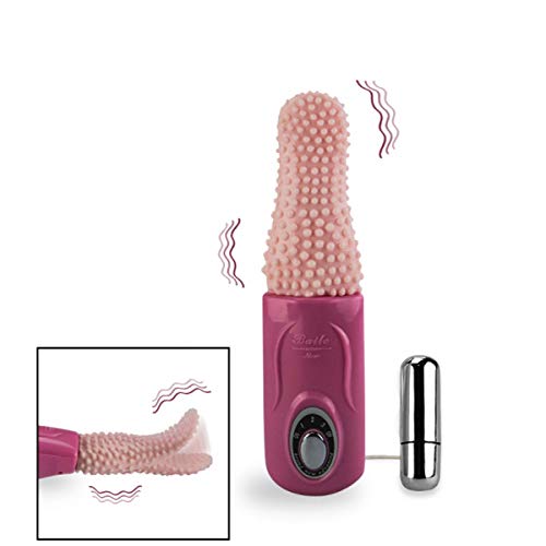 Vagina- & Klitorisstimulator mit genoppter Zunge