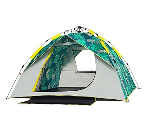 Camping Zelt Strandzelt Zelt Automatische Schnellöffnung Campingzelt Wasserdicht Und Sonnenschutz Faltbarer Sonnenschirm Outdoor Camping 2-3 Personen Tragbares Zelt für Reisen (Color : A, Size : 205