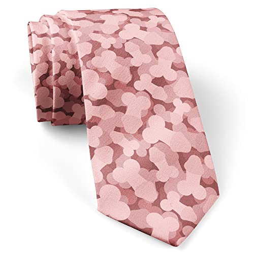 Skinny Slim Fashion Krawatte für Herren, Neuheit Gesprächs-Krawatten (Penis-Mitglied-Muster), wie abgebildet, Large