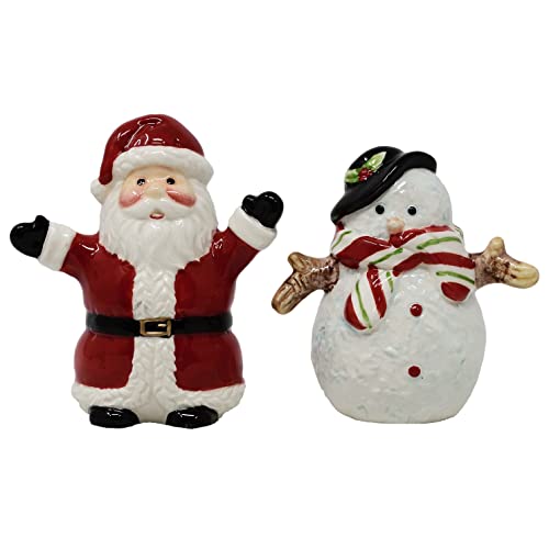 Salz- und Pfefferstreuer "Santa and Snowman" - Weihnachten, Weihnachtsdeko, Christmas