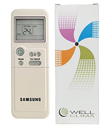 Wellclima ARH-1362 Fernbedienung kompatibel mit Klimaanlagen Samsung ersetzt ARC oder ARH 1322 1325 1328 1334 1346 1347 1355 1358 1366 1374 1376 1381 1391 1395 und andere