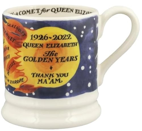 Emma Bridgewater Queen Elizabeth II – The Golden Years, 1/2 Pint Tasse