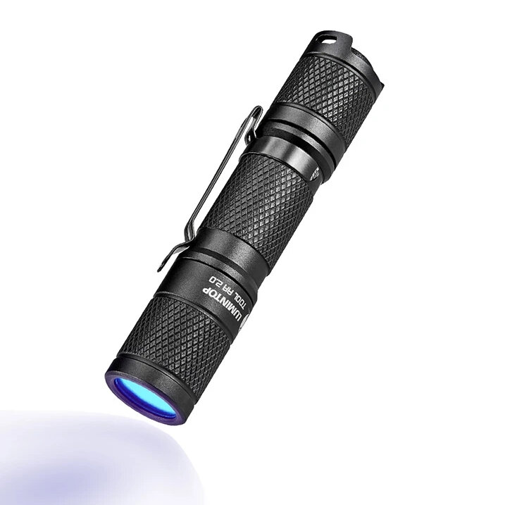 Lumintop Tool AA UV 2.0 Ultraviolett-Taschenlampe UV Taschenlampe 2 Modus 365nn Wellenlänge Black Licht Taschenlampe 145