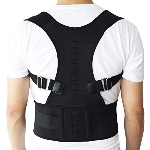 Rückenbandage Therapie Haltungskorrektur Brace Schulter Rückenstützgürtel für Männer Frauen Hosenträger und Stützgürtel Schulterhaltung elegant