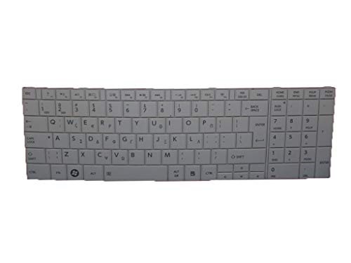 RTDpart Laptop Tastatur für Toshiba Satellite C850 C855 C855D MP-11B96GR-9301 Griechenland GK weiß