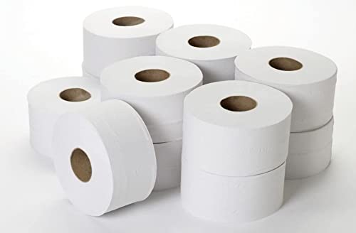 Nationwide Paper Mini-Jumbo-Toilettenpapier, 2-lagig, 150 m x 86 mm x 80 mm, 416 Blatt (1)