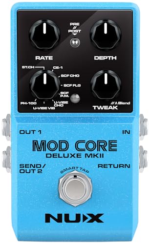 NU-X | Mod Core Deluxe mkII Pedal mit neuen Effektmodellen, Signal- und Routing-Optionen