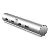 Woxter 73 HUB - Hub Multiport, Aluminiumlegierung, 7-Port, kompatibel mit PC und Mac