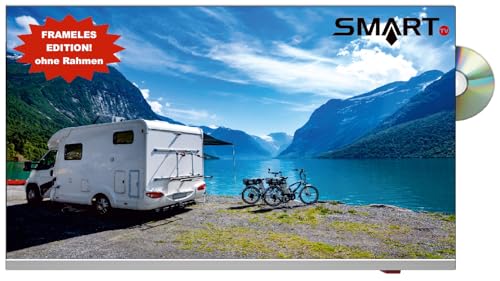 REFLEXION LDDX22iBT | 22 Zoll (55 cm) rahmenloser LED-Smart TV (webOS) eingebauter DVD-Player, DVB-S2/C/T2 HD Tuner mit Bluetooth [Energieklasse E]