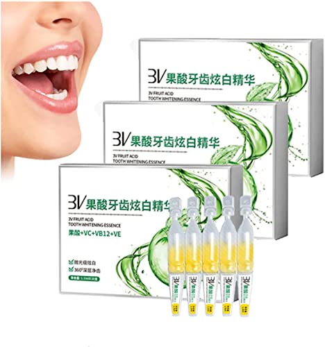 Ampullen-Zahnpasta, Zahnaufhellungsessenz, Zahnaufhellungsgel, 3V-Fruchtsäure-Zahnaufhellungsessenz, Entfernung von Zahnstein und Plaque (3Box)