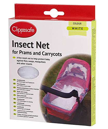 Clippasafe Insektennetz für Kinderwagen und Babytragetasche