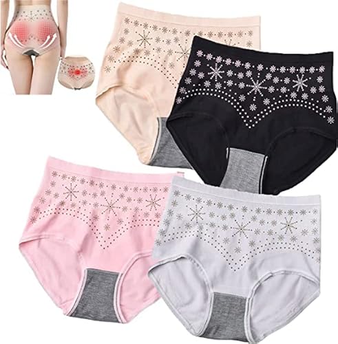 4 pcs Tlopa Butt Lift & Enhance Briefs,Tlopa Butt Lift Briefs For Women,Crotch Hip Lift High Waist Tummy Control Seamless Panties (Pink)