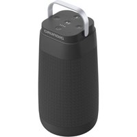 Grundig BT Speaker Connect 360, Bluetooth Lautsprecher, Musikbox, 360°-Sound, bis zu 30 m Reichweite, bis zu 20 Stunden Akkulaufzeit, LED-Batterieanzeige, Ladestation, Mikrofon, Schwarz