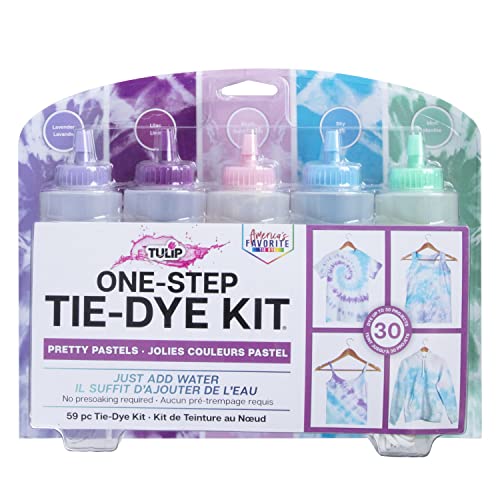 Tulip One-Step Tie-Dye Kit Tulpen-Farbstoff-Kits 44463 Fdy Lg Pretty Pastels 2/6, Schöne Pastellfarben