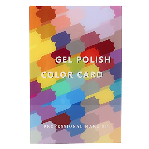 Nagelfarben-Diagramm-Buch, Nagellack-Display-Buch 69 Farben für Schönheitssalon für Frauen für Maniküre-Shop für Mädchen
