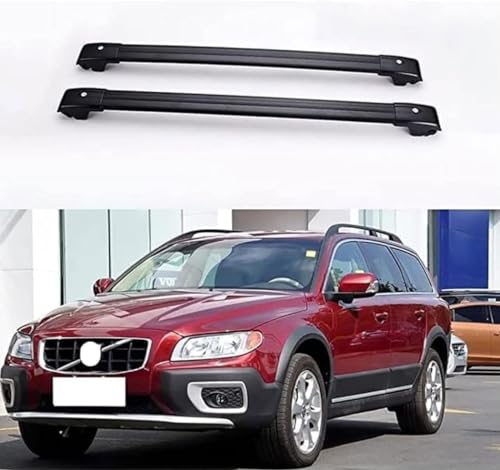 2 Stück Dachträger für Volvo XC70 II (136) 2007-2022, Dachgepäckträger Dachboxen Gepäckträger Querträger Fahrradträger Auto Zubehör