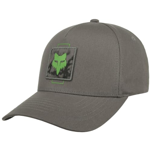 Fox Unisex-Adult Baseball Cap Taunt Flexfit HAT Pewter S/M