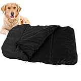 ZUREGO Warm Pet Bed Cave, Packable Mat Bag for Puppy Sleeping, Warm Dog Blanket Sleeping Bag Dog Bed for Camping, Backpacking, Hiking