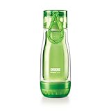 ZOKU Trinkflasche grün, 350 ml, PETG/Glas