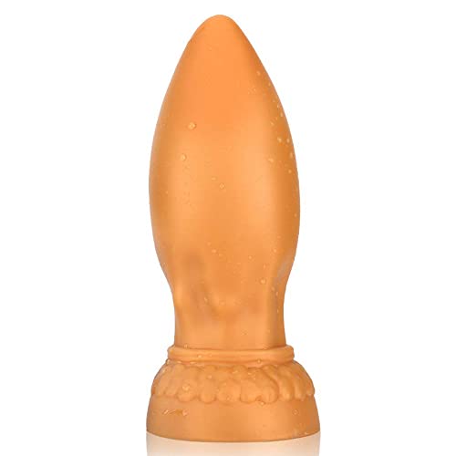 ChicLSQ Super Riesige Silikon Anal Plug Große Großen Butt Plug Prostata Massager Dildo Dong Vagina Anus Expansion Dilatator Erotische Aual Sex Spielzeug Für männer Frauen Homosexuell (Schwarz - L)