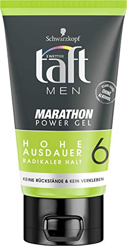 Schwarzkopf 3 Wetter taft Gel Power Marathon radikal starker Halt 6, 6er Pack (6 x 150 ml)
