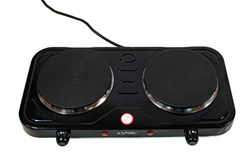 Rsonic Elektrische-Doppelkochplatte 2000W Kochplatte Hot Plate