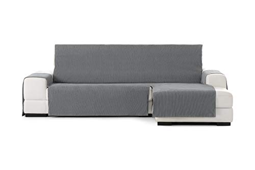 Eysa Loira Protect wasserdichte und atmungsaktive Sofa überwurf, 65% Polyester 35% Baumwolle, grau, 290 cm