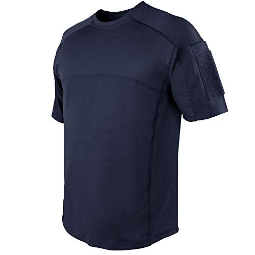 Trident Battle Top T-Shirt (Navy Blue, XL)