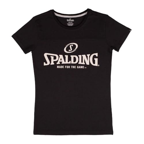 Spalding Essential Logo Trainingsshirt Damen schwarz, L