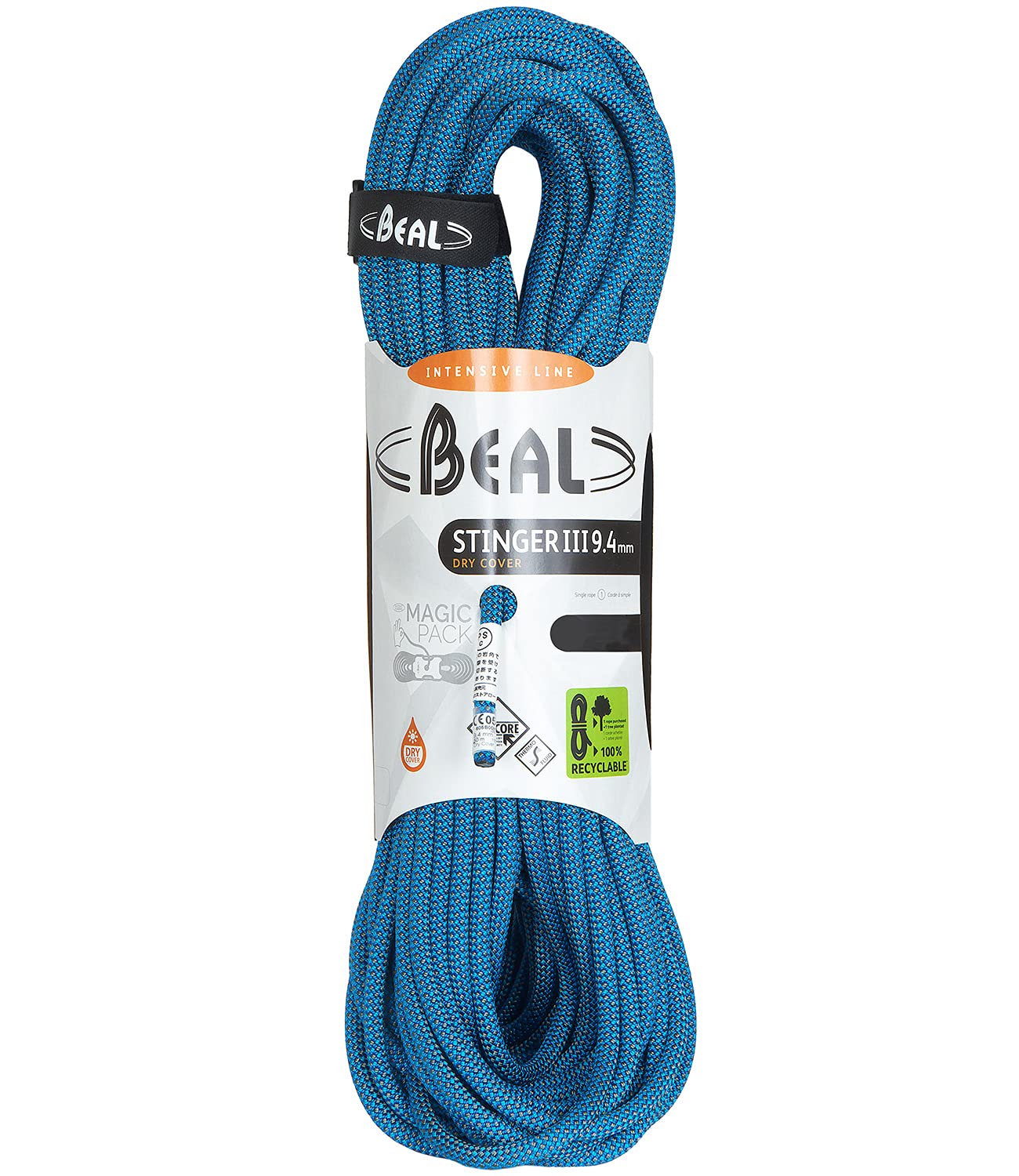 Beal Stinger III 9.4 Unicore Dry Kletterseil, Blue, 50m