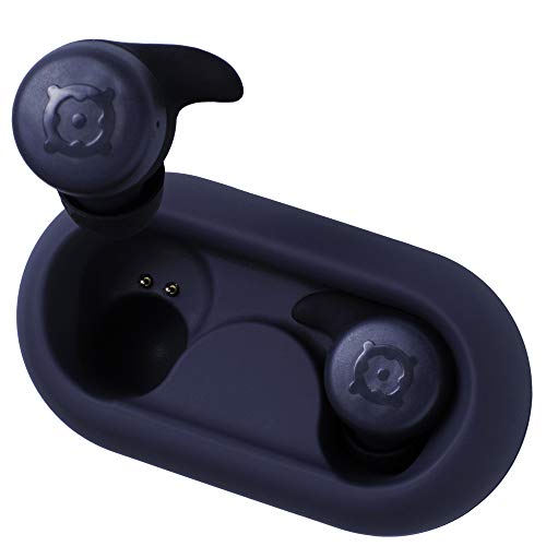 BOOMPODS BOOMBUDS X True Wireless – Bluetooth-Ohrhörer, IPX 6, wasserdicht/schweißfest, Ergofit, tragbare, magnetische Ladehülle, Beste Sport-Kopfhörer, blau, Einheitsgröße