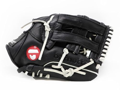 GL-120 REG schwarz Baseballhandschuh, Leder, Wettkampf, Infield, Baseball (Rechte Hand Wurf)