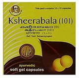 Ksheerabala 101 Soft Gel Capsules by AVP - 100 capsules by Arya Vaidya Pharmacy
