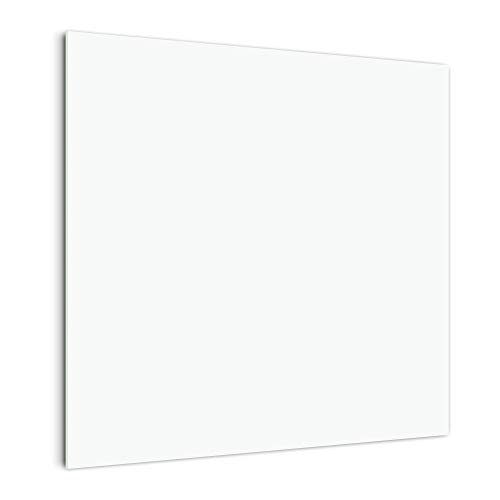 DekoGlas Küchenrückwand 'Weiß Einfarbig' in div. Größen, Glas-Rückwand, Wandpaneele, Spritzschutz & Fliesenspiegel