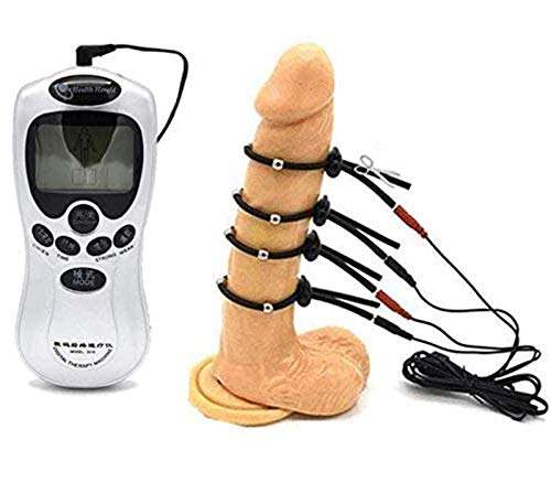 Elektrischer Penisring Zur Elektrischen Stimulation, 4 Sexspielzeuge Für Gebundene Schwänze Für Sexy Paare, Folterstimulator, Sm-Elektrostimulationsgerät, Erotische Produkte Für Erwachsene