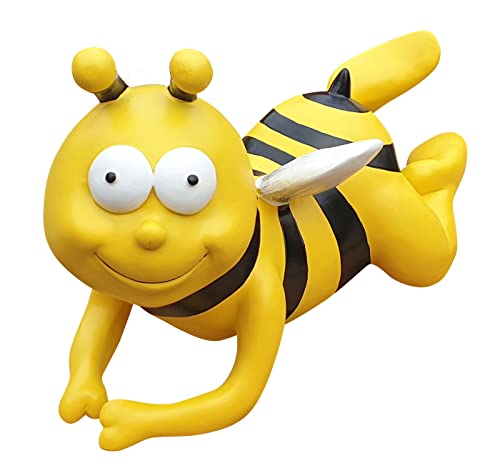 Gartenfigur Biene fliegend lustige Deko Tierfigur Gartendeko Dekofigur